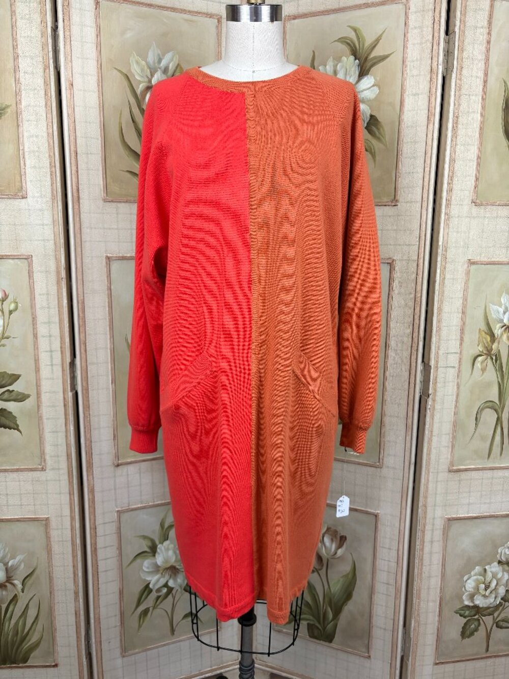 1980s Milli Colourblock Sweater Dress